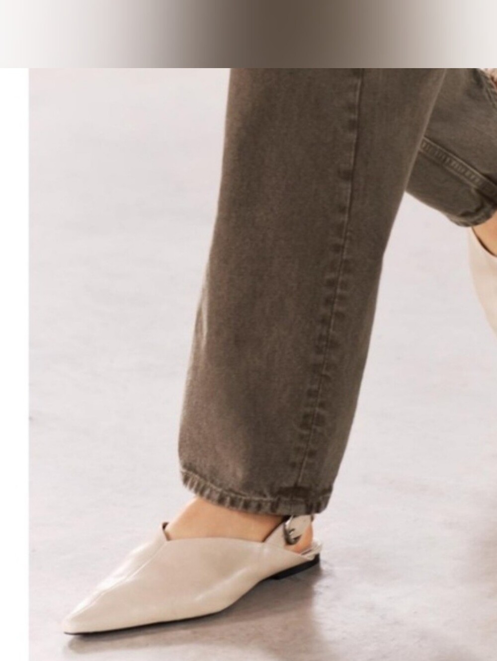 Zara Pointed Toe Slingbacks